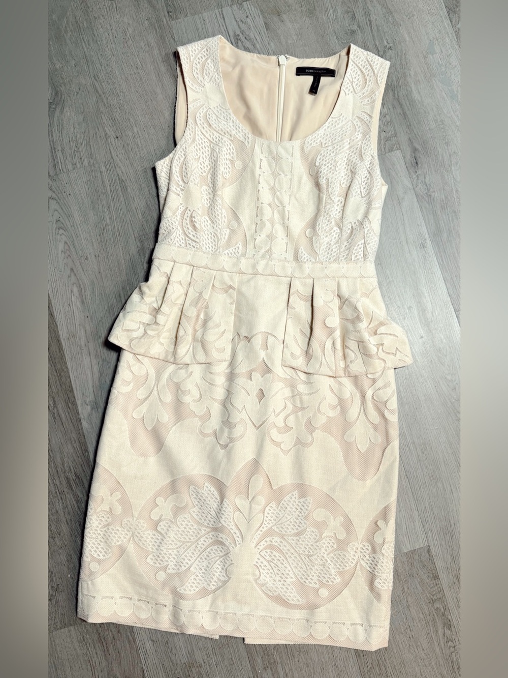 •BCBGMAXAZRIA• PEPLUM DRESS